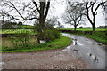 SK0538 : A wet entrance to Lower Whitley near Birchendale by Mick Malpass