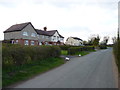 Houses between Astley and Hadnall