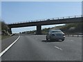 SP6304 : M40 slip road bridge, junction 8 by Peter Whatley