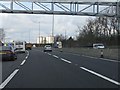 M1 motorway - roadworks north of junction 11