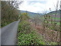 Lane near Bwlch with views to Tretower