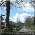 Road junction near Bearwood Farm