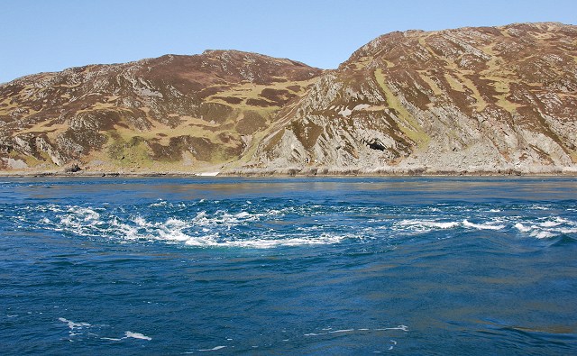 Corryvreckan Whirlpool Taken on a trip from Crinan with small tides and good weather.