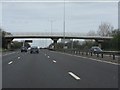 M1 motorway - footbridge near Tanners Drive