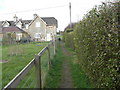 Path in Rendcomb village