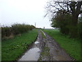 Farm track heading east near Crakehill