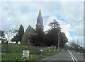 Welsh Frankton church from the west