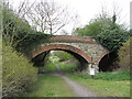 Former railway line near Mouldon Hill