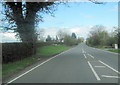 A495 at entrance to Linden Croft