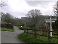 SX2971 : The crossroads at Caradon Town by Eric Foster