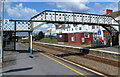 Footbridge at Pembrey & Burry Port railway station