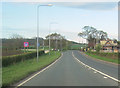 Stoney Lane junction from A556 west