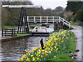 Fron Lift Bridge and footbridge Nos. 28W and 28AW, Llangollen Canal