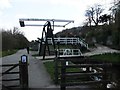 Canal lift bridge 28W at Froncysyllte