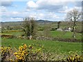 View northwards across farmland from the Greenhill Road