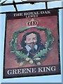 TQ4110 : The Royal Oak sign by Oast House Archive
