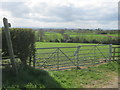 Field gate to access footpath to Fanny Lane in Knayton