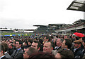 The Aintree Mound on Grand National day