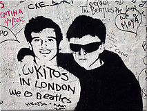 TQ2683 : Graffiti at Abbey Road studio by Oast House Archive