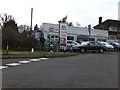 Motor dealers at roundabout on Guildford Road