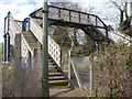 Iron footbridge