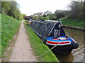 SJ5341 : Working Narrow Boat Hadar moored in the Whitchurch Arm by Keith Lodge
