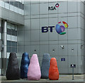 Sculpture at the BT building