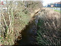 Porthmadog: Y Cyt viewed from a footbridge