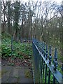 Metal fence on the Raithwaite estate