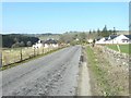 Approaching Roberton along the A711