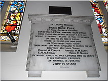 SU9347 : St John the Baptist, Puttenham: memorial (7) by Basher Eyre