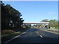 The A31 westbound, footbridge