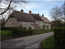 ST7834 : Thatched Cottages, Stourton by Colin Smith