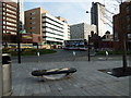 Seat at the junction of Eyre and Furnival Streets