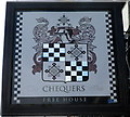 Chequers Inn sign, Leominster