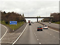 NY1282 : Junction 17 Overbridge, A74M by David Dixon