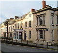 Row of  Grade II listed buildings, Rowcroft, Stroud