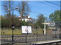 Looking across the platforms towards the former Royal Hotel at Tring Station