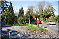 Postbox at junction of Tonbridge Rd and Back Lane