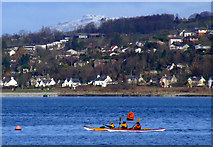 NS2377 : Kayaks off Gourock by Thomas Nugent