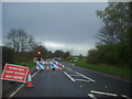 Road works on Stortford Road, Little Canfield