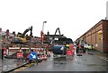 Demolition on Galby Street/Frisby Road