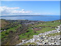 Looking towards Llanfairfechan from Dinas Iron Age Hillfort