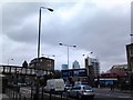 View of Canary Wharf from Commercial Road