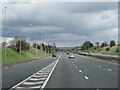 The M6 sliproad joins the M56 towards Manchester