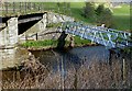 A footbridge over the Gala Water at Watherston