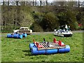 Rafts prepared at  Warkworth Hermitage