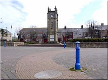 NU2604 : Clock Tower War Memorial, Amble by Andrew Curtis