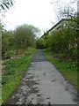 Footpath at the rear of Oak Court, Swinton