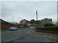 Looking from the Wesleyan church towards Staples